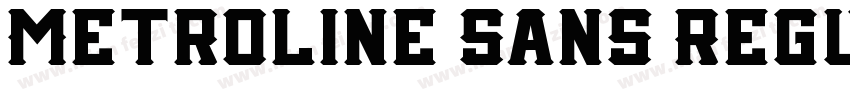 Metroline Sans Regul字体转换